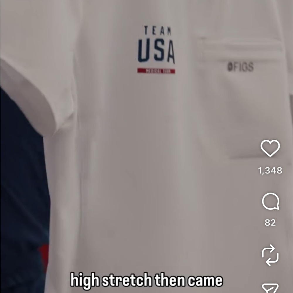 Figs Team USA White Apparel Set - Picture 10 of 10